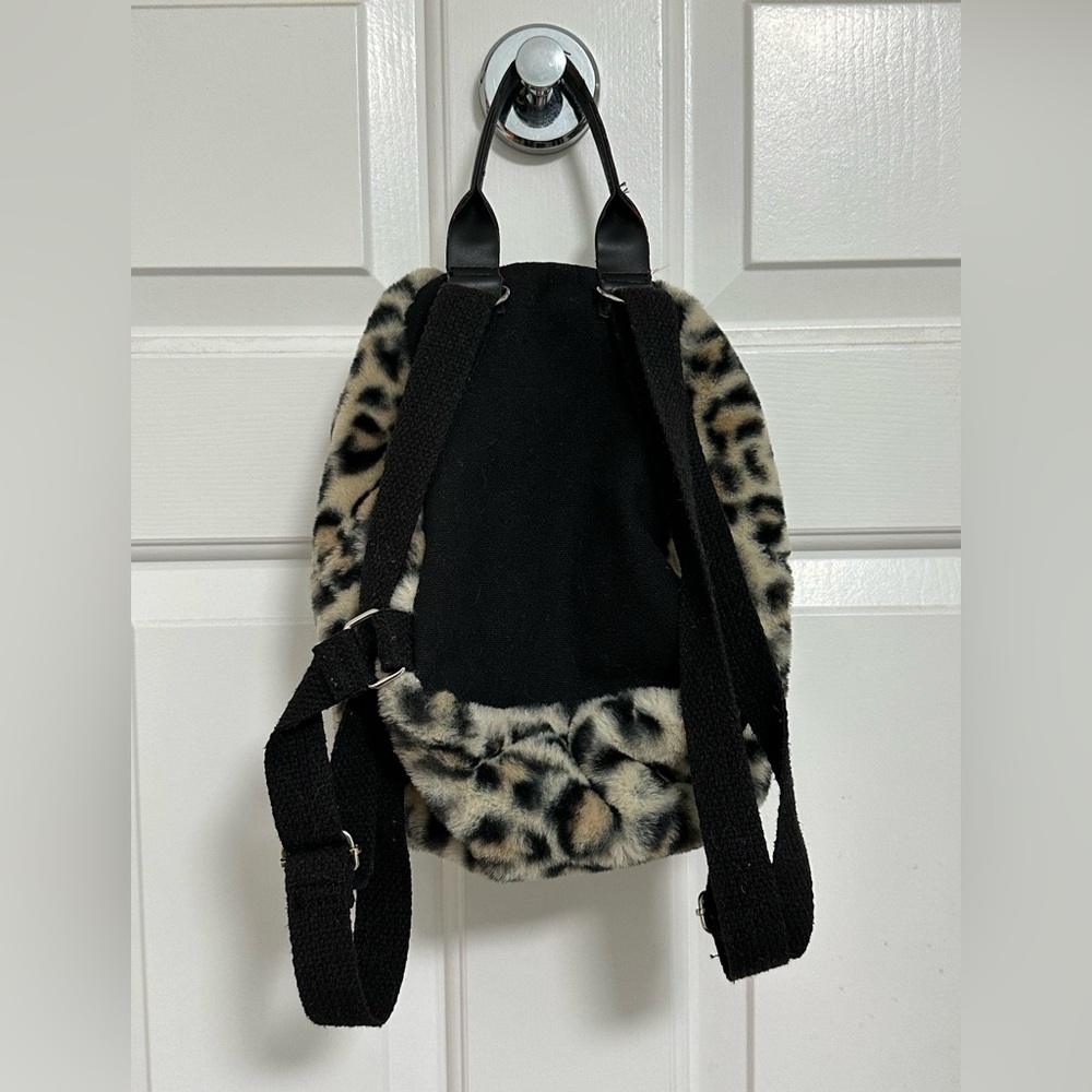 Faux Fur Mini Backpack - Picture 2 of 8